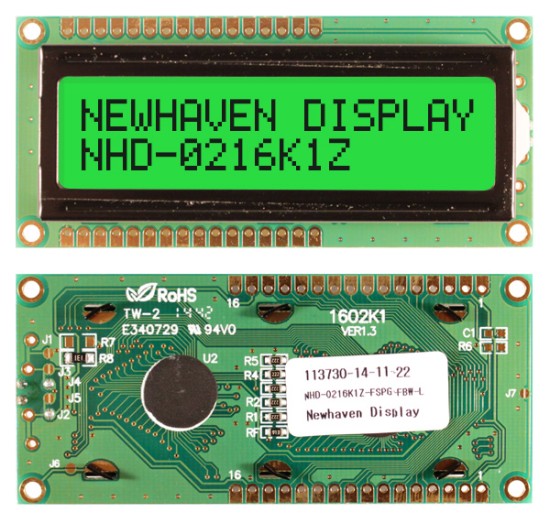 NHD-0216K1Z-FSPG-FBW-L by Newhaven Display