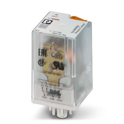 All Parts Industrial Control Relays, I-O Modules REL-OR2/L- 24AC/2X21 by Phoenix Contact