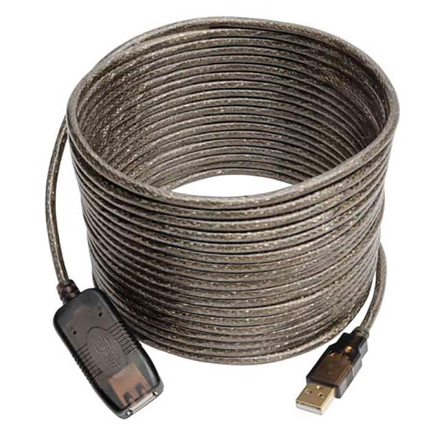 Tripp Lite U026-20M Cavo USB 2.0 Attivo 20 Metri – Estensore Con Ripetitore Di Segnale, Grigio