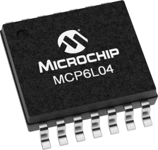MCP6L04T-E/ST by Microchip Technology