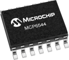 MCP6544T-I/SL by Microchip Technology