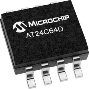 AT24C64D-SSHM-T by Microchip Technology